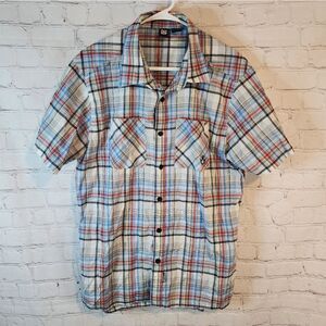 Men's Rusty button-down shirt, size Large